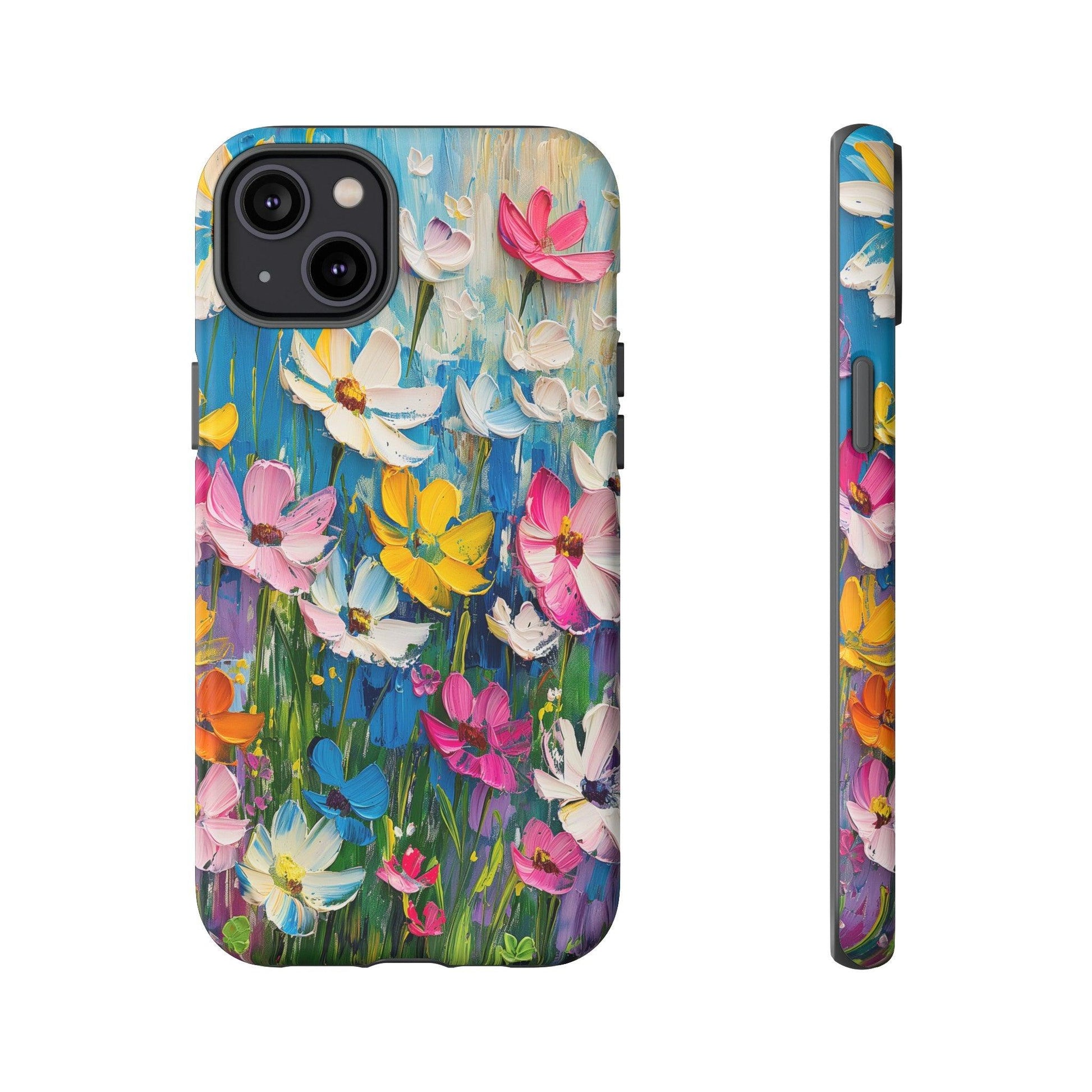 Vibrant Floral Bliss iPhone Case - YOONIG