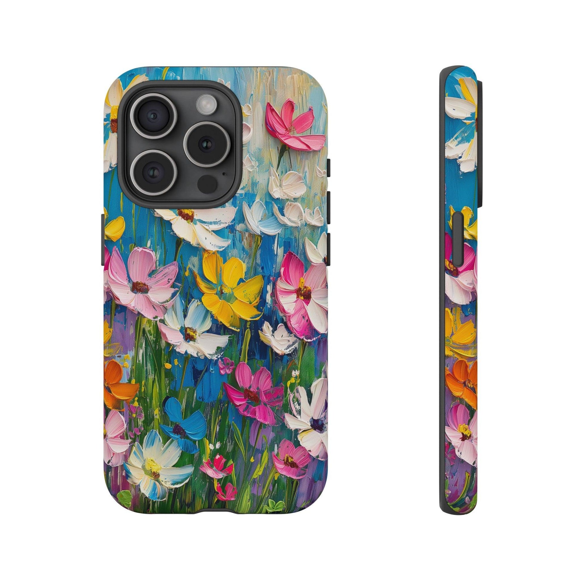 Vibrant Floral Bliss iPhone Case - YOONIG