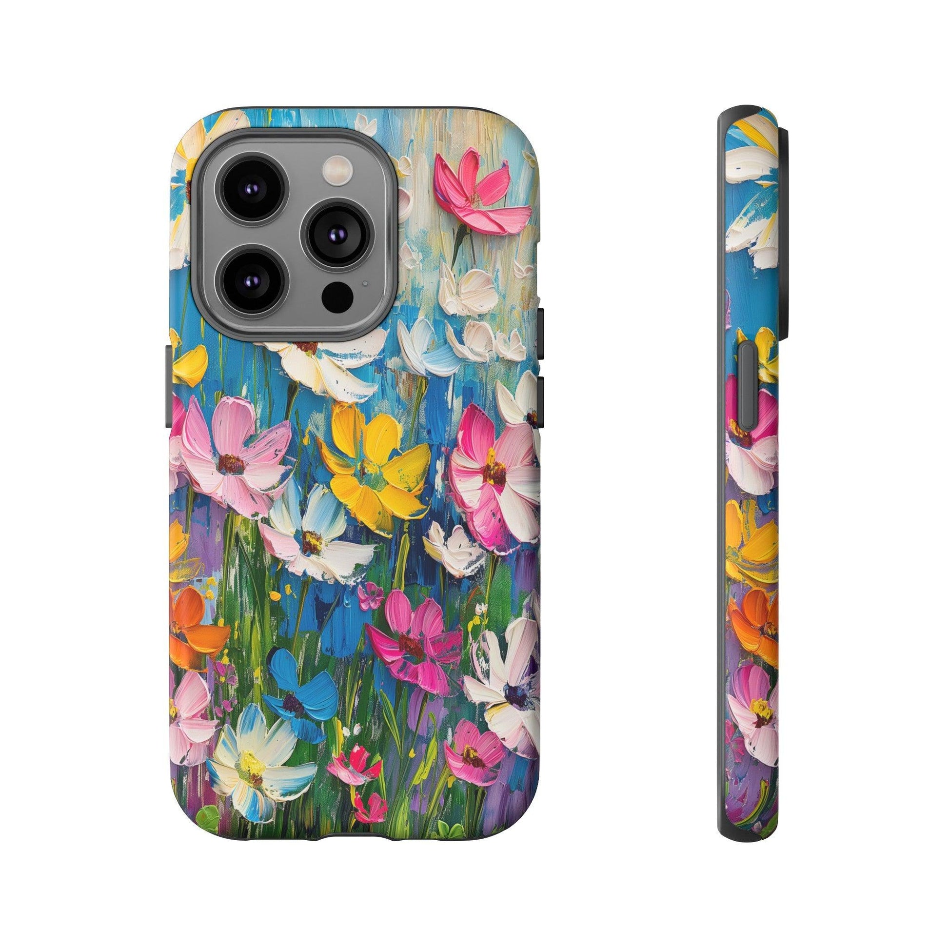 Vibrant Floral Bliss iPhone Case - YOONIG
