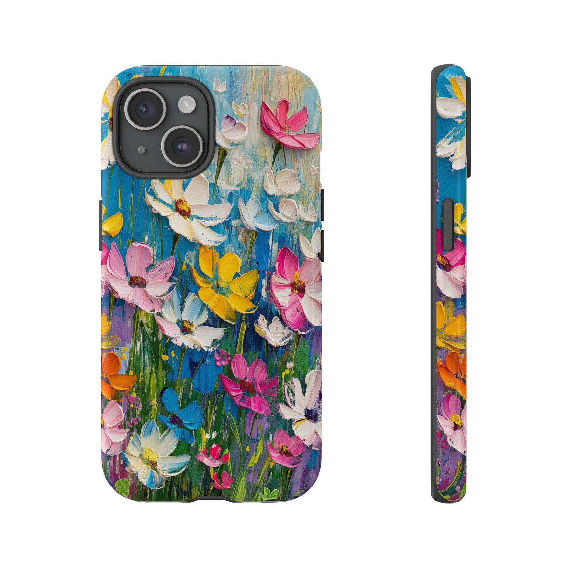 Vibrant Floral Bliss iPhone Case - YOONIG