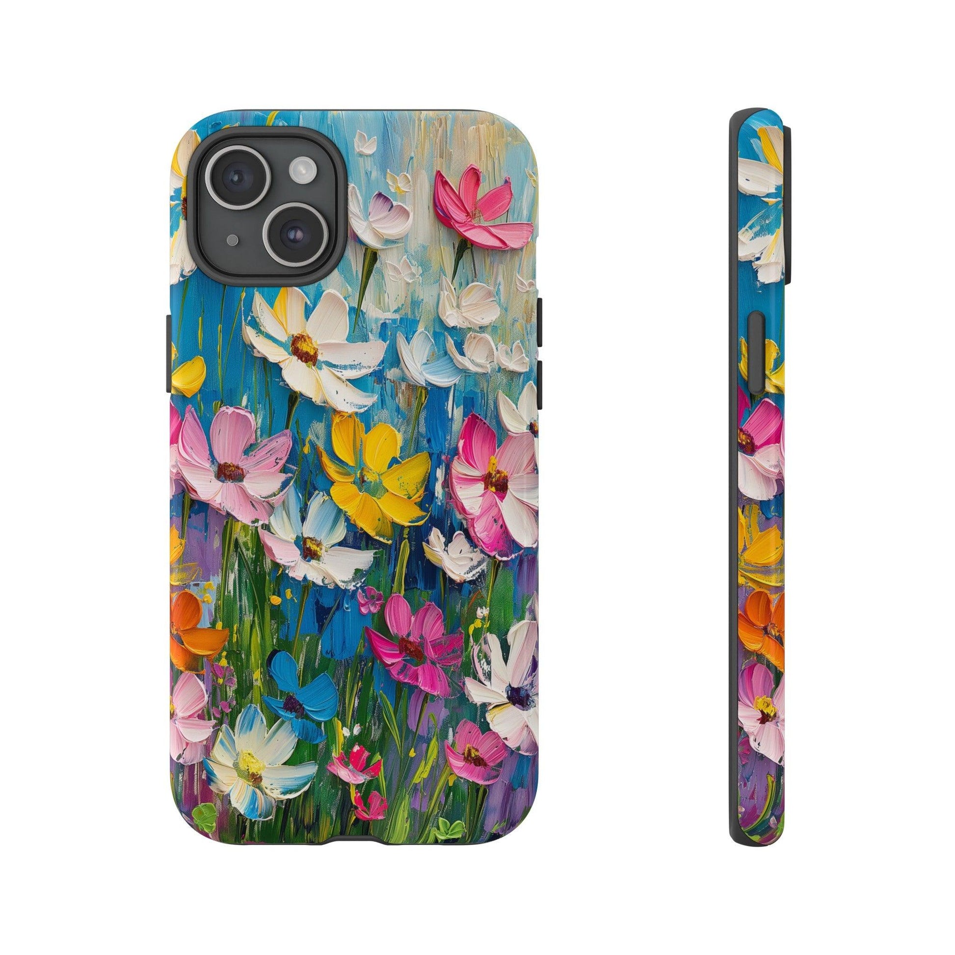 Vibrant Floral Bliss iPhone Case - YOONIG