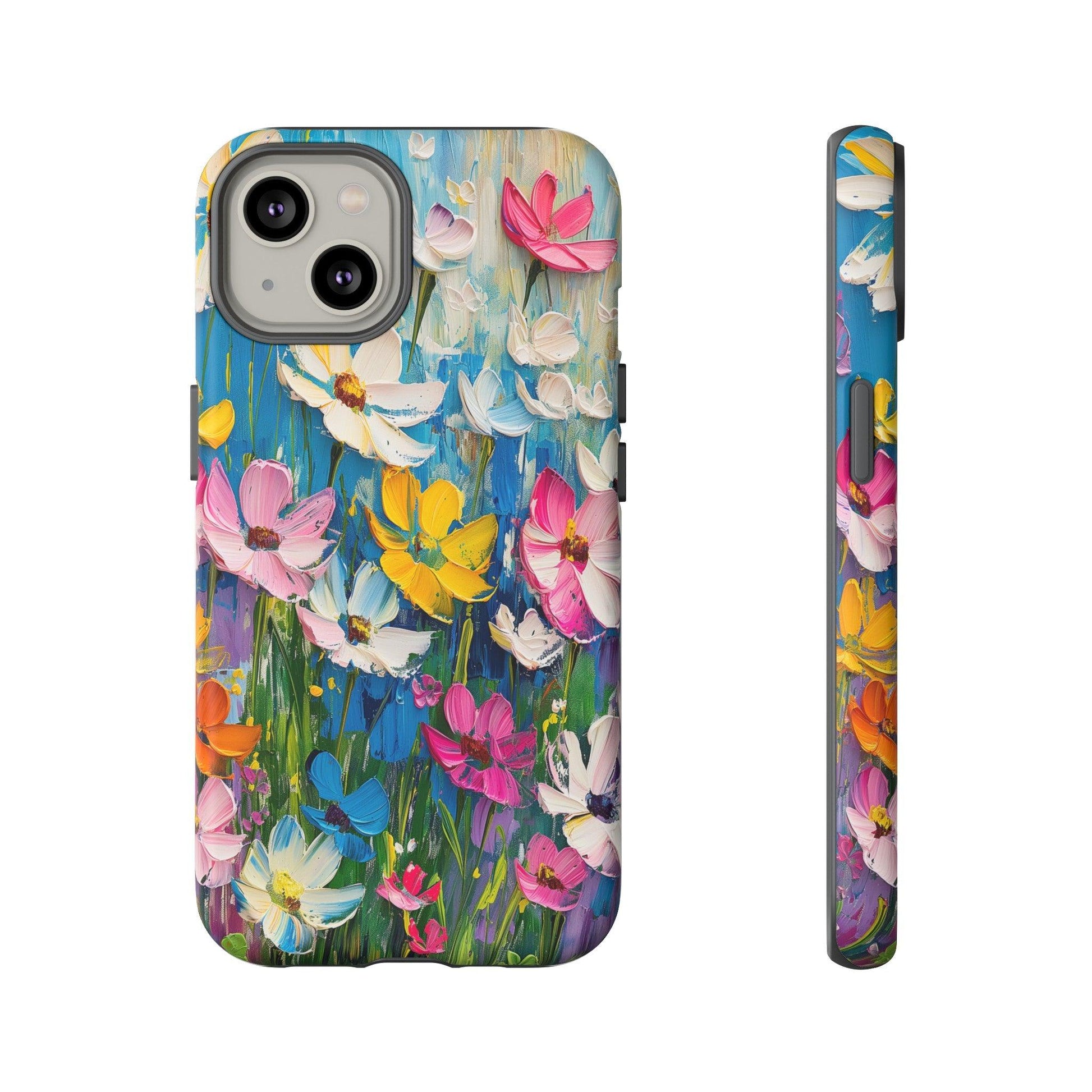 Vibrant Floral Bliss iPhone Case - YOONIG