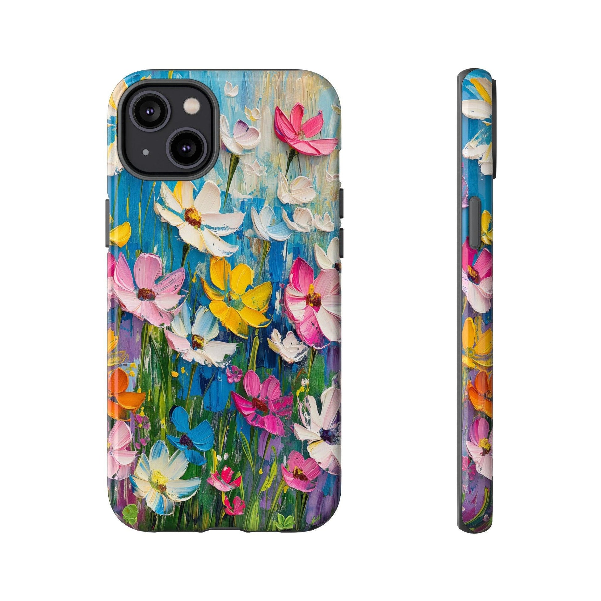 Vibrant Floral Bliss iPhone Case - YOONIG