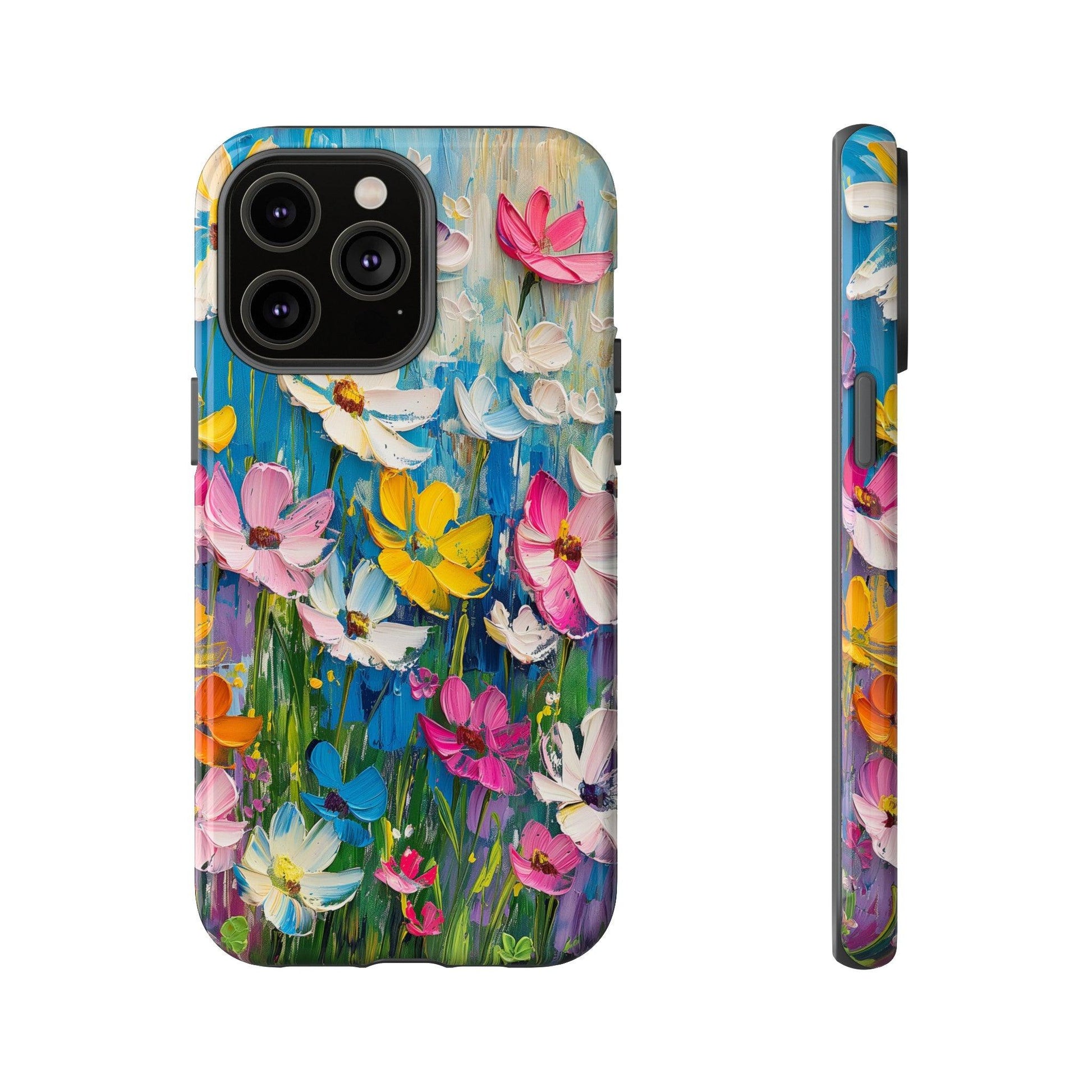 Vibrant Floral Bliss iPhone Case - YOONIG