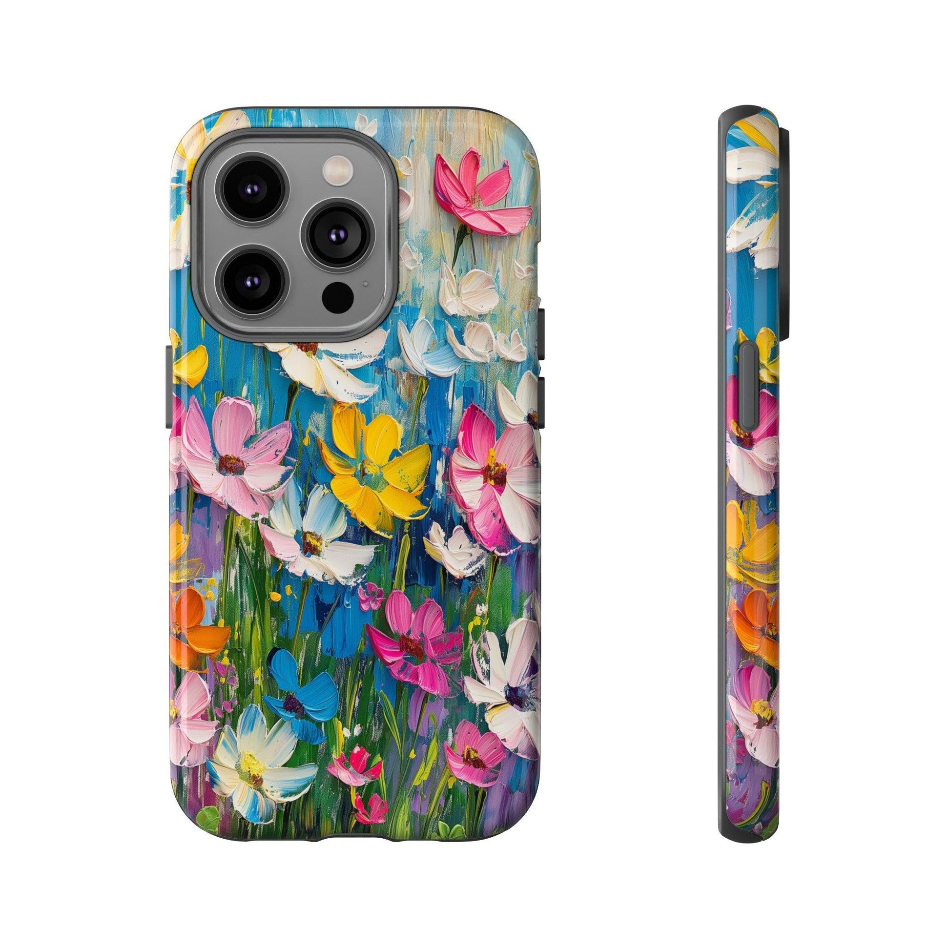 Vibrant Floral Bliss iPhone Case - YOONIG