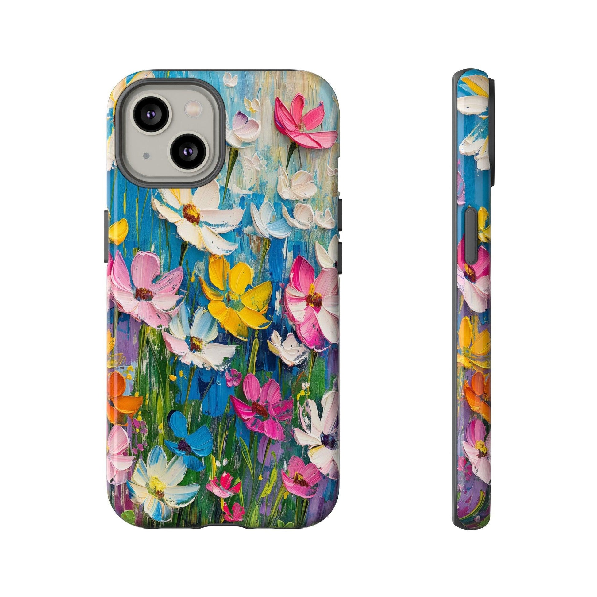 Vibrant Floral Bliss iPhone Case - YOONIG