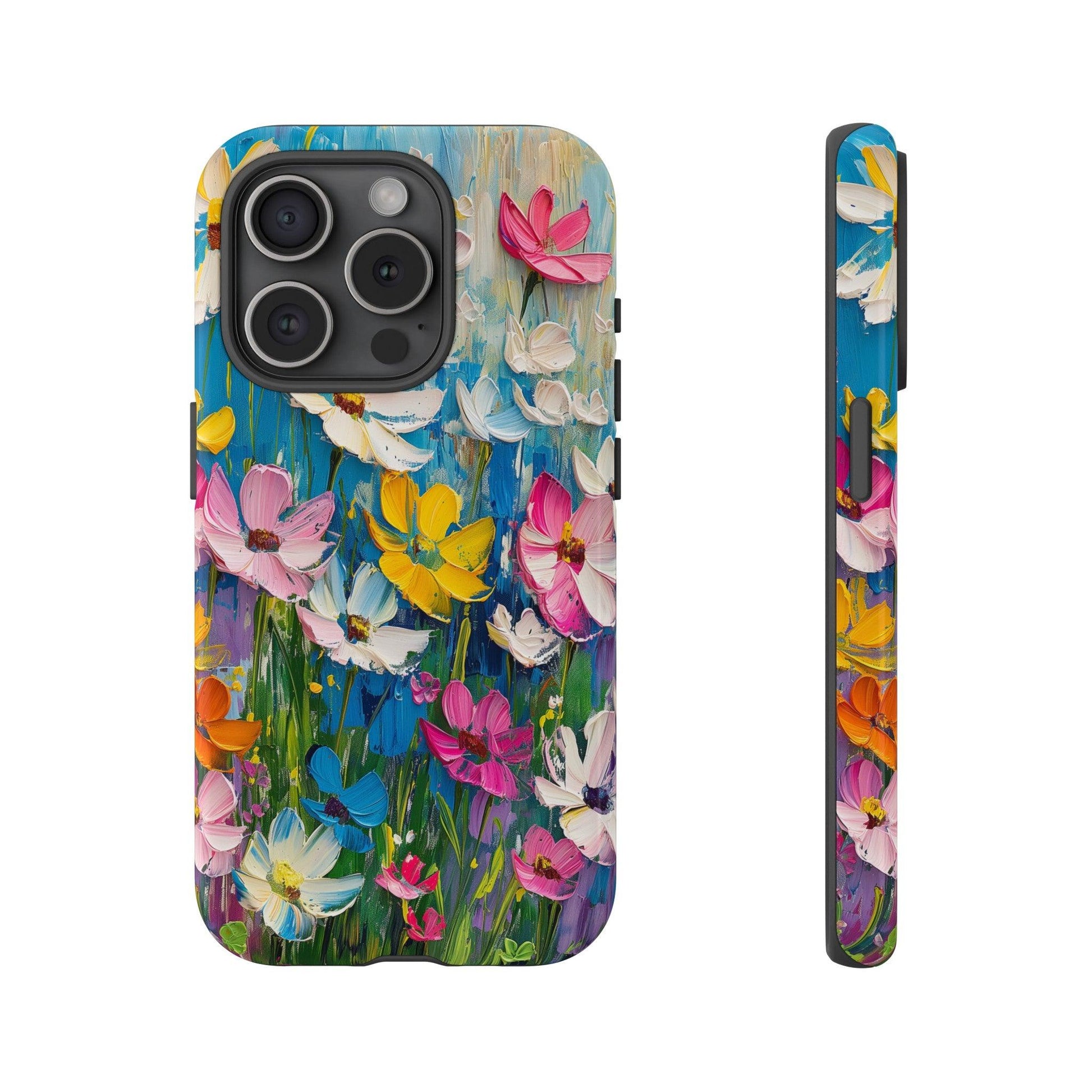Vibrant Floral Bliss iPhone Case - YOONIG