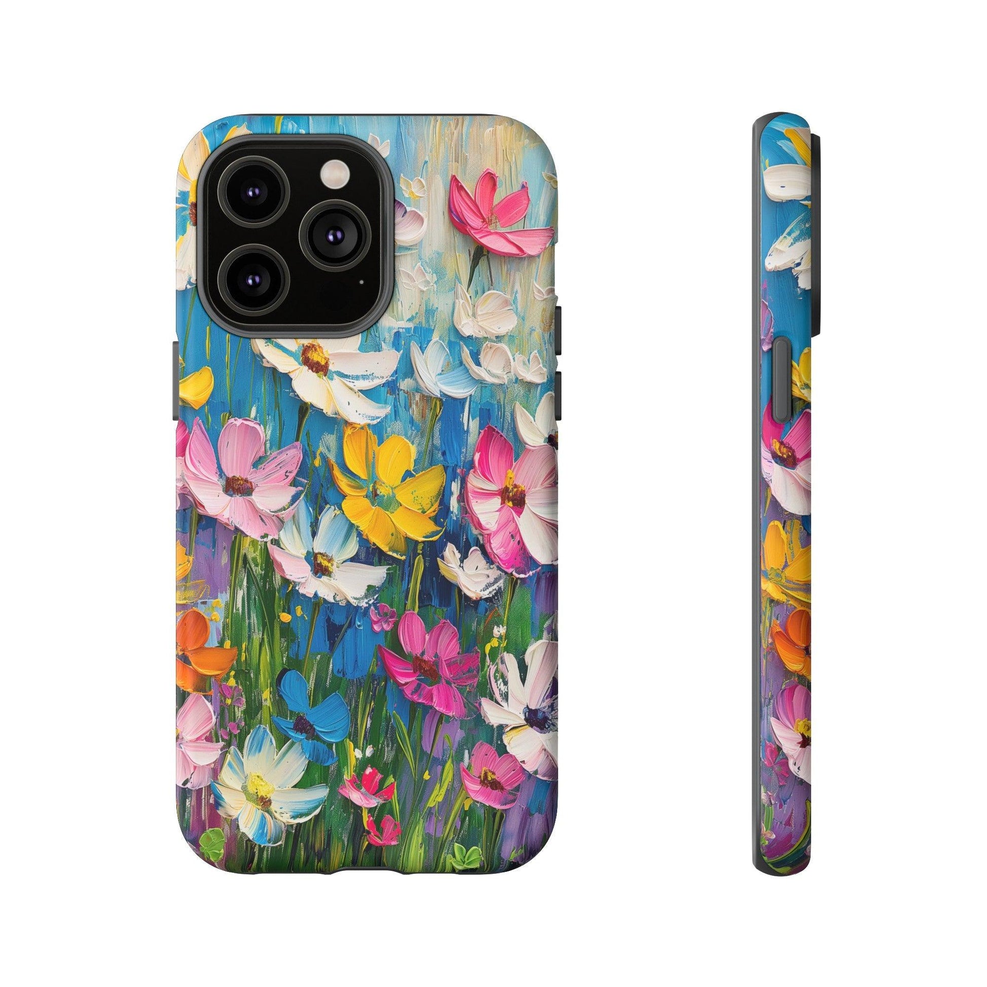 Vibrant Floral Bliss iPhone Case - YOONIG
