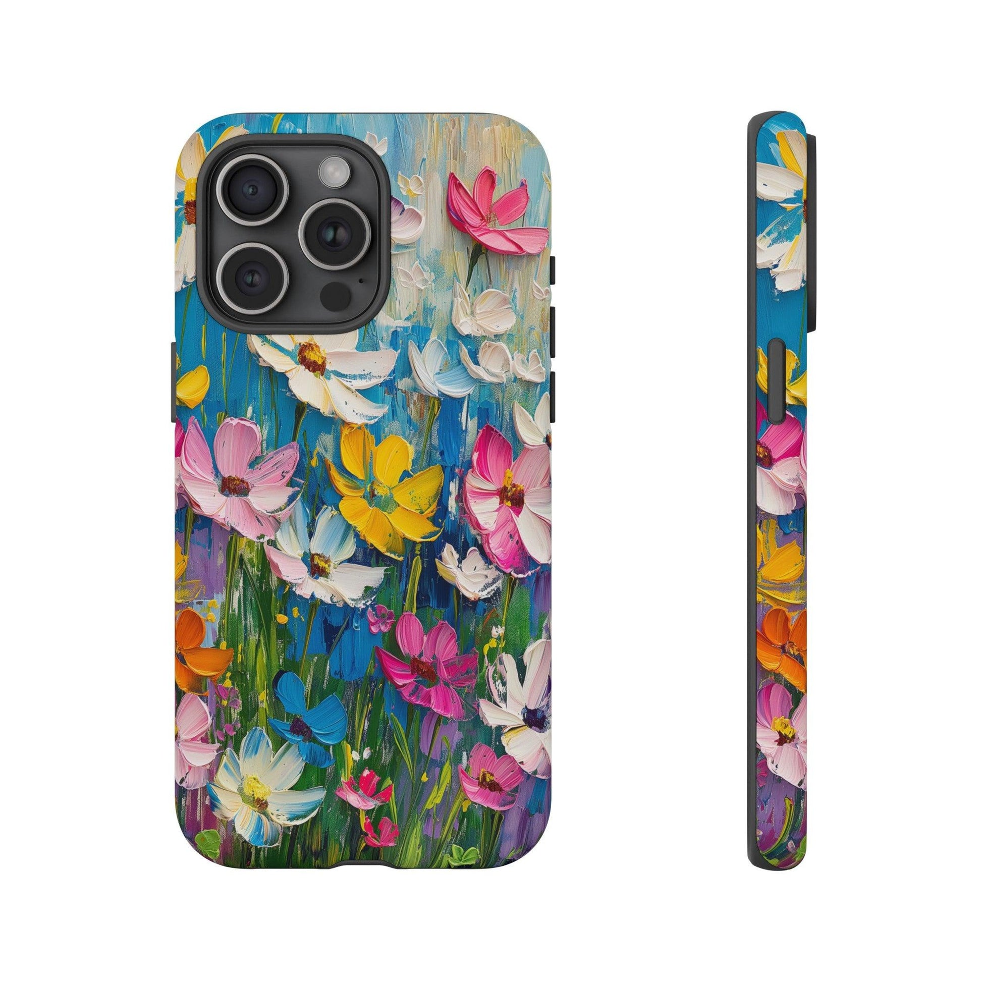 Vibrant Floral Bliss iPhone Case - YOONIG