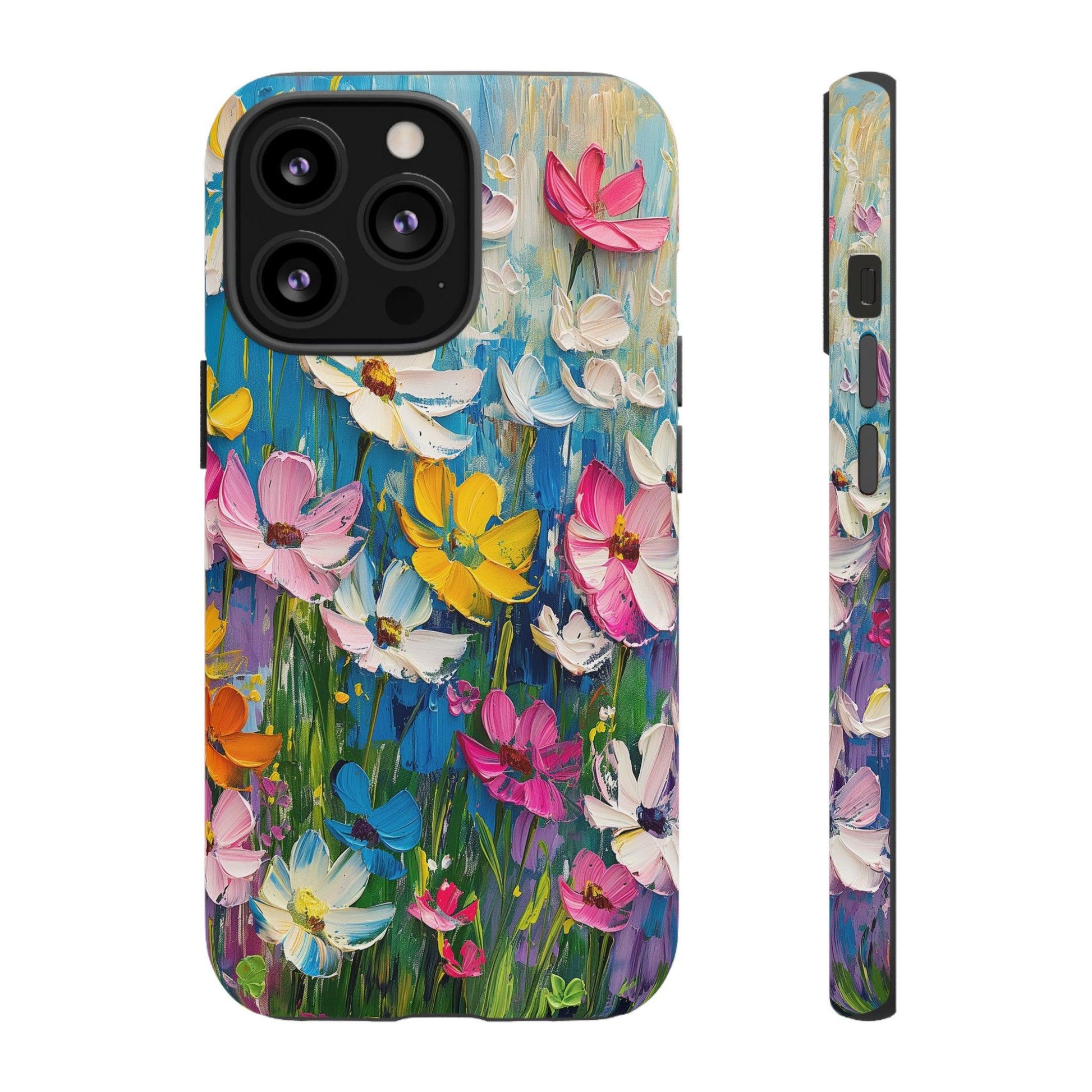 Vibrant Floral Bliss iPhone Case - YOONIG