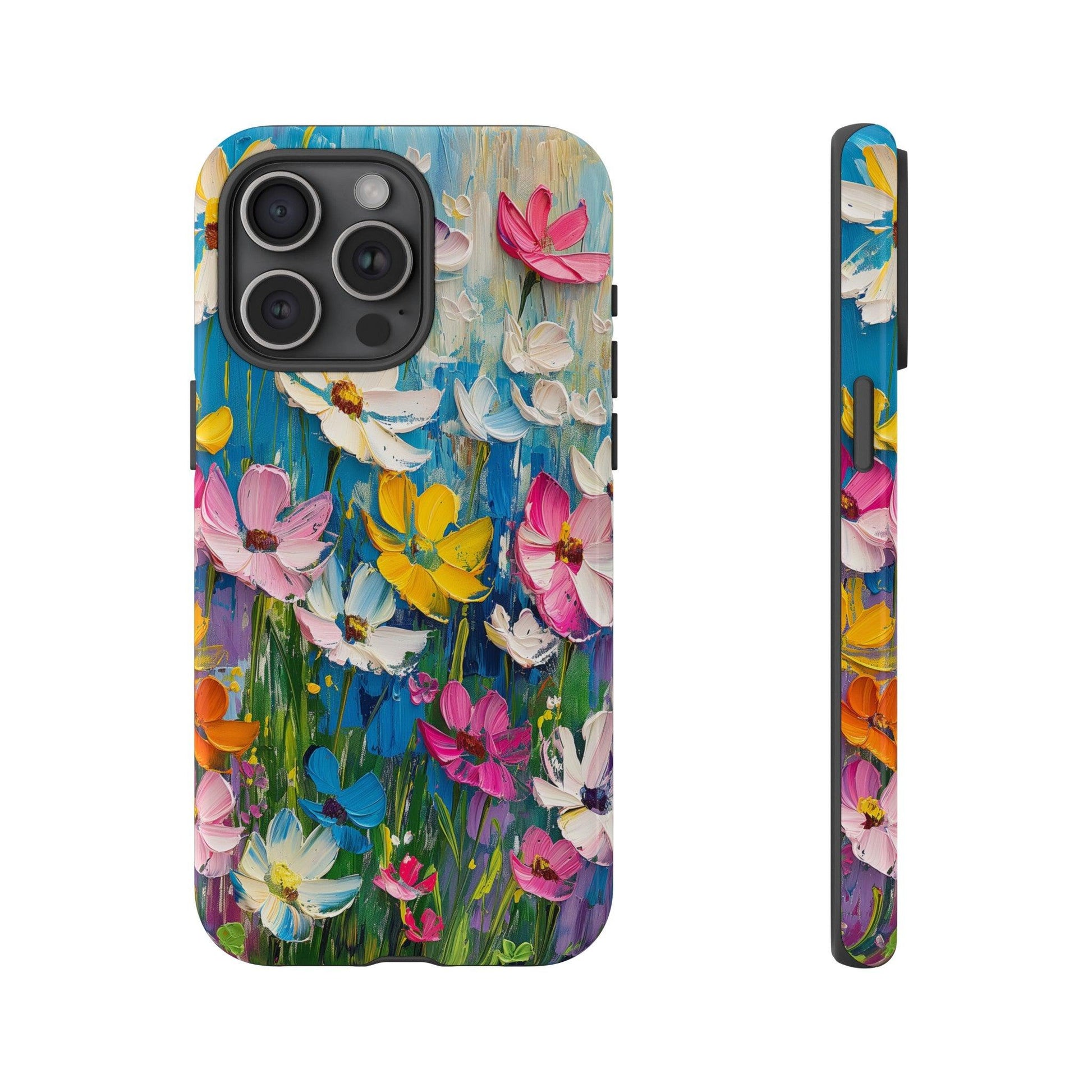 Vibrant Floral Bliss iPhone Case - YOONIG
