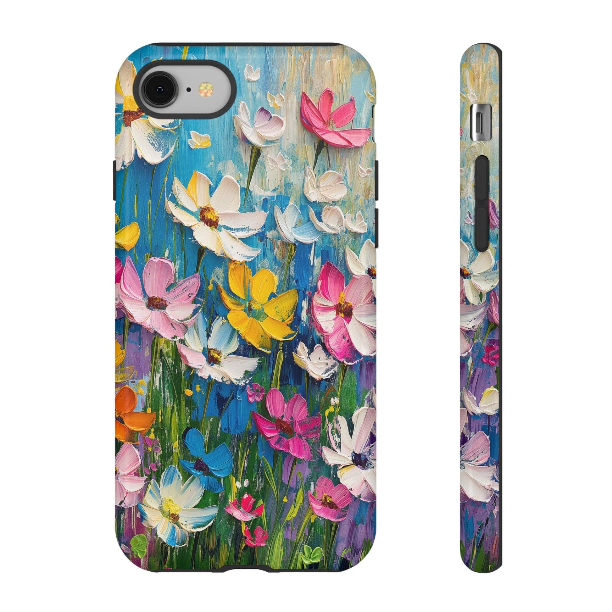 Vibrant Floral Bliss iPhone Case - YOONIG