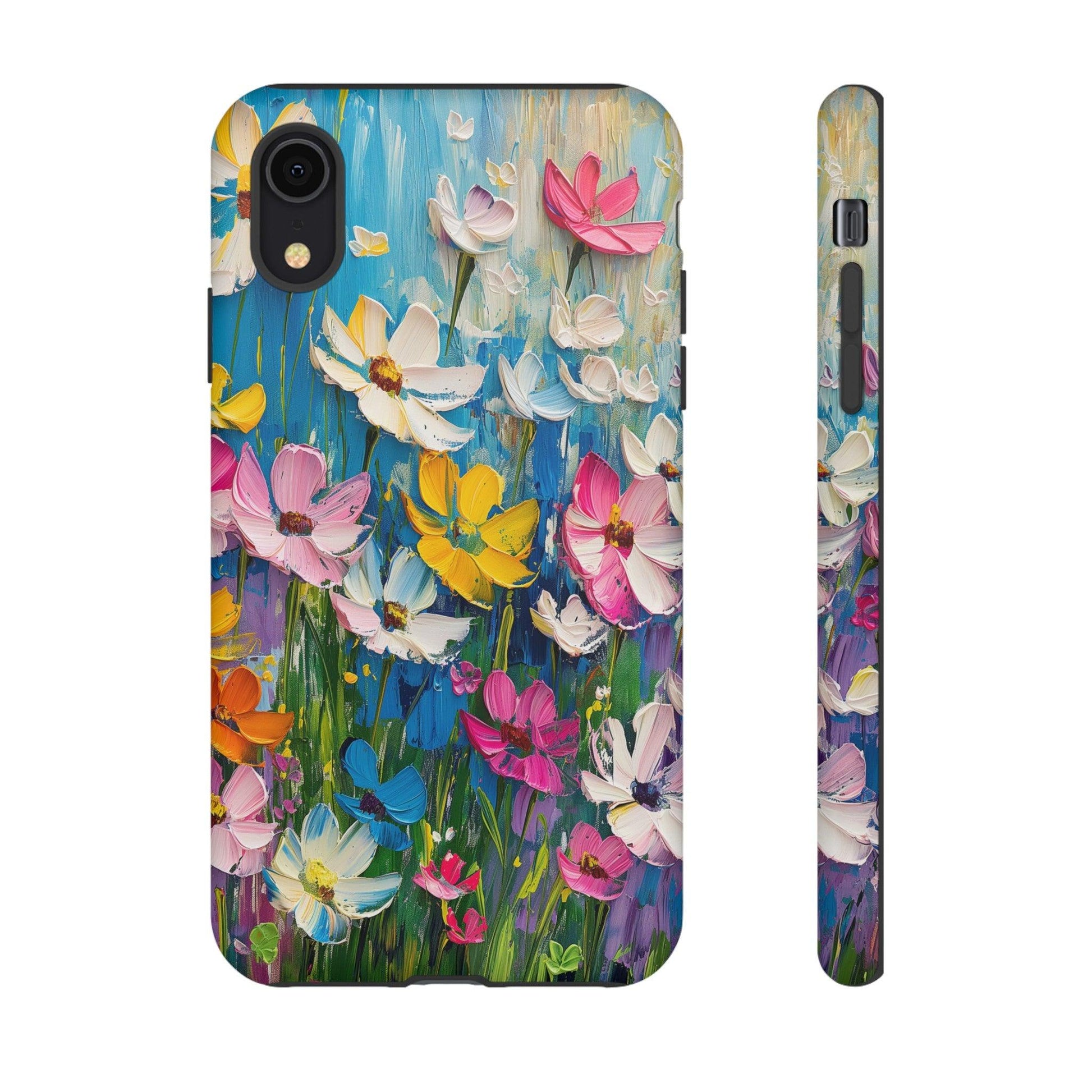 Vibrant Floral Bliss iPhone Case - YOONIG