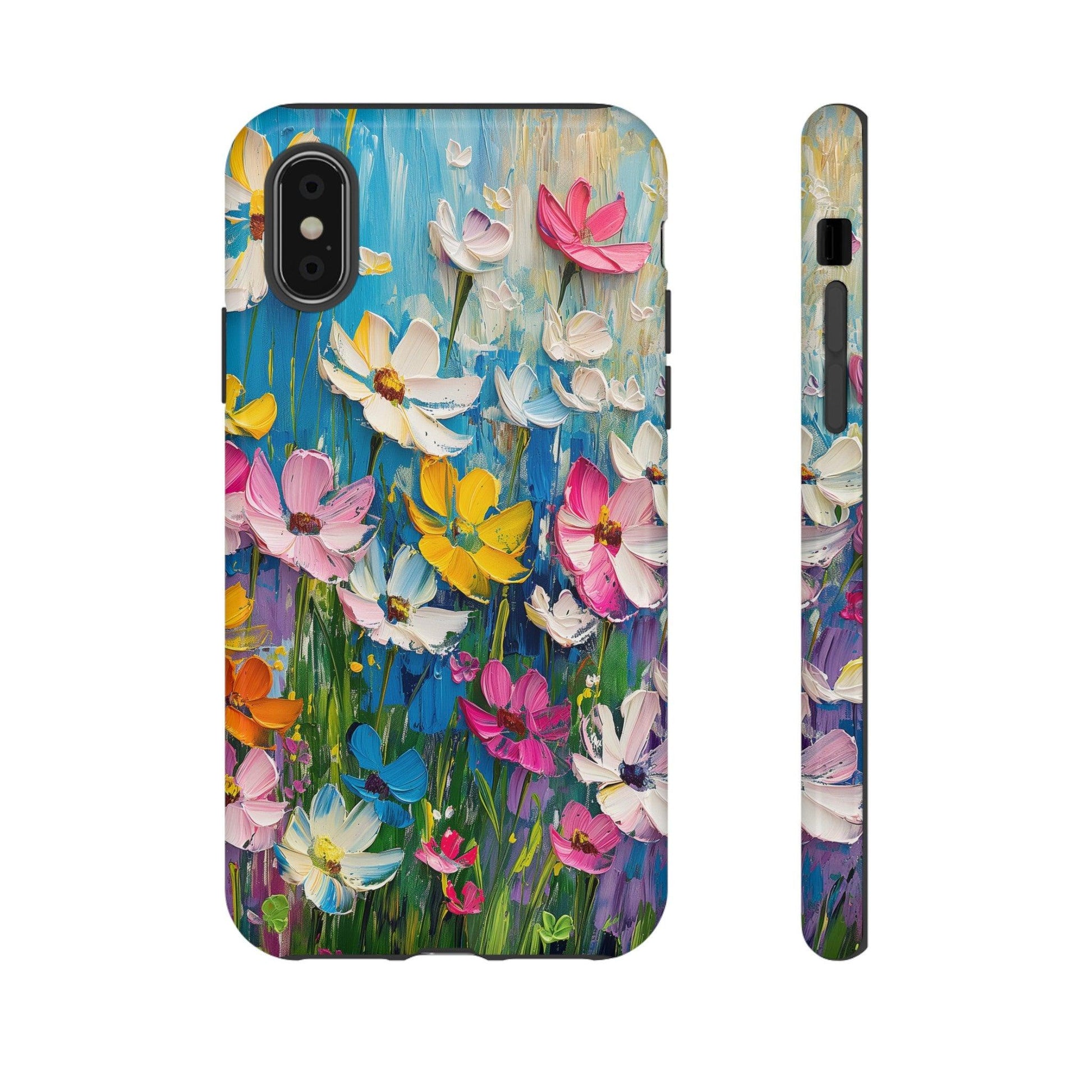 Vibrant Floral Bliss iPhone Case - YOONIG