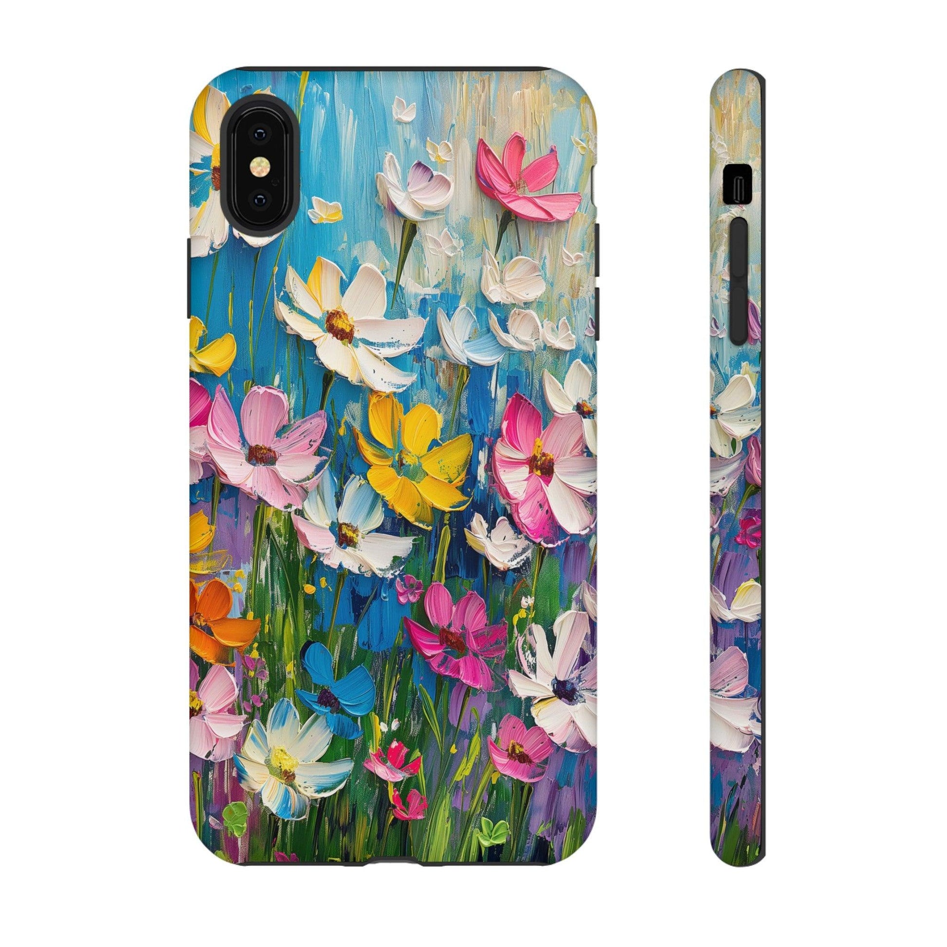Vibrant Floral Bliss iPhone Case - YOONIG