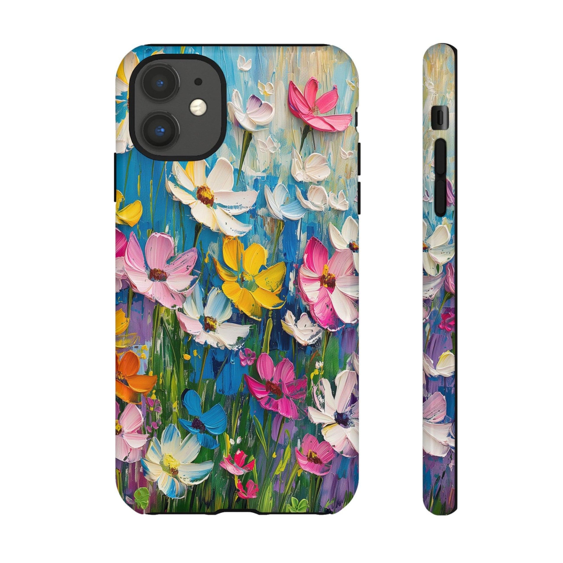 Vibrant Floral Bliss iPhone Case - YOONIG