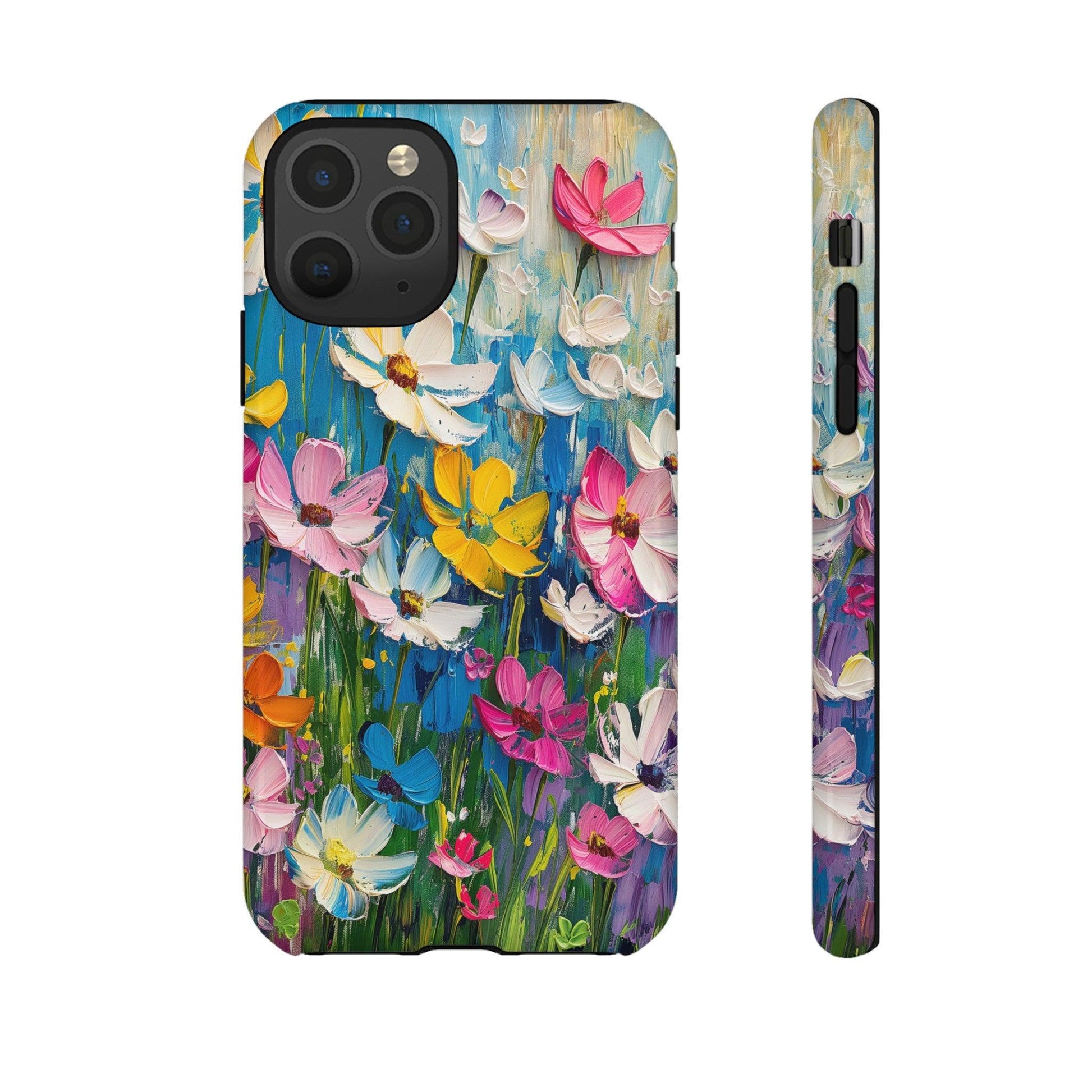 Vibrant Floral Bliss iPhone Case - YOONIG
