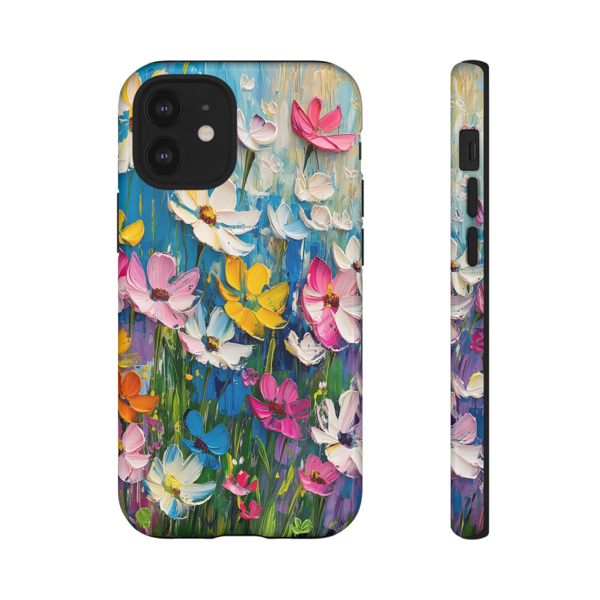 Vibrant Floral Bliss iPhone Case - YOONIG