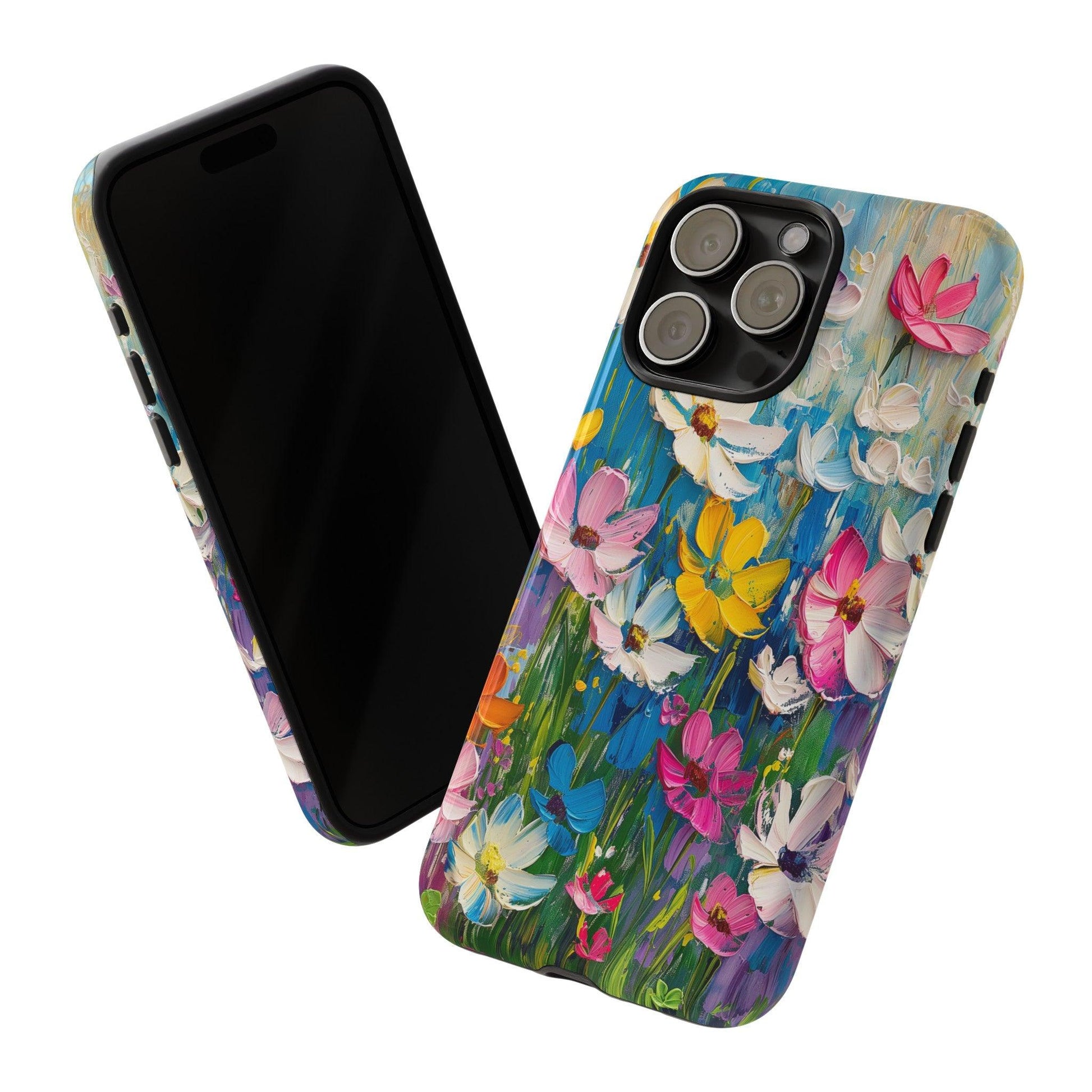 Vibrant Floral Bliss iPhone Case - YOONIG
