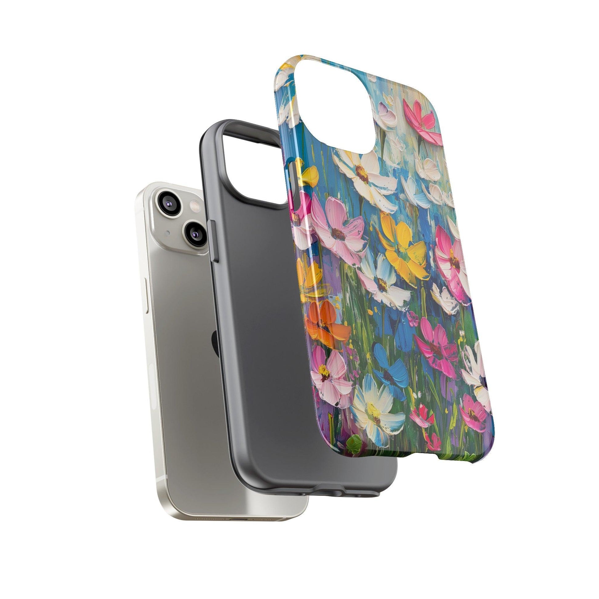Vibrant Floral Bliss iPhone Case - YOONIG
