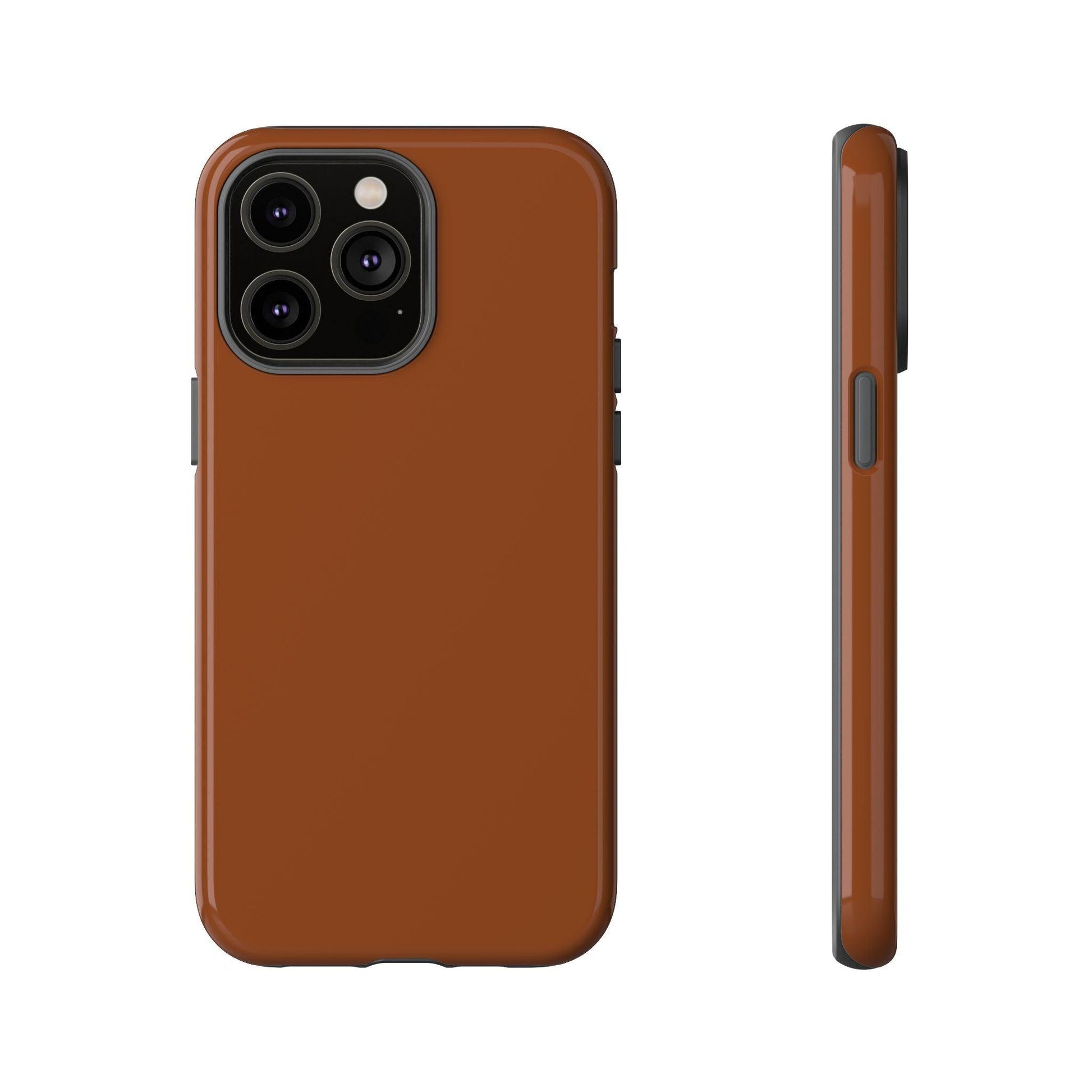 Chocolate Brown iPhone Case - YOONIG