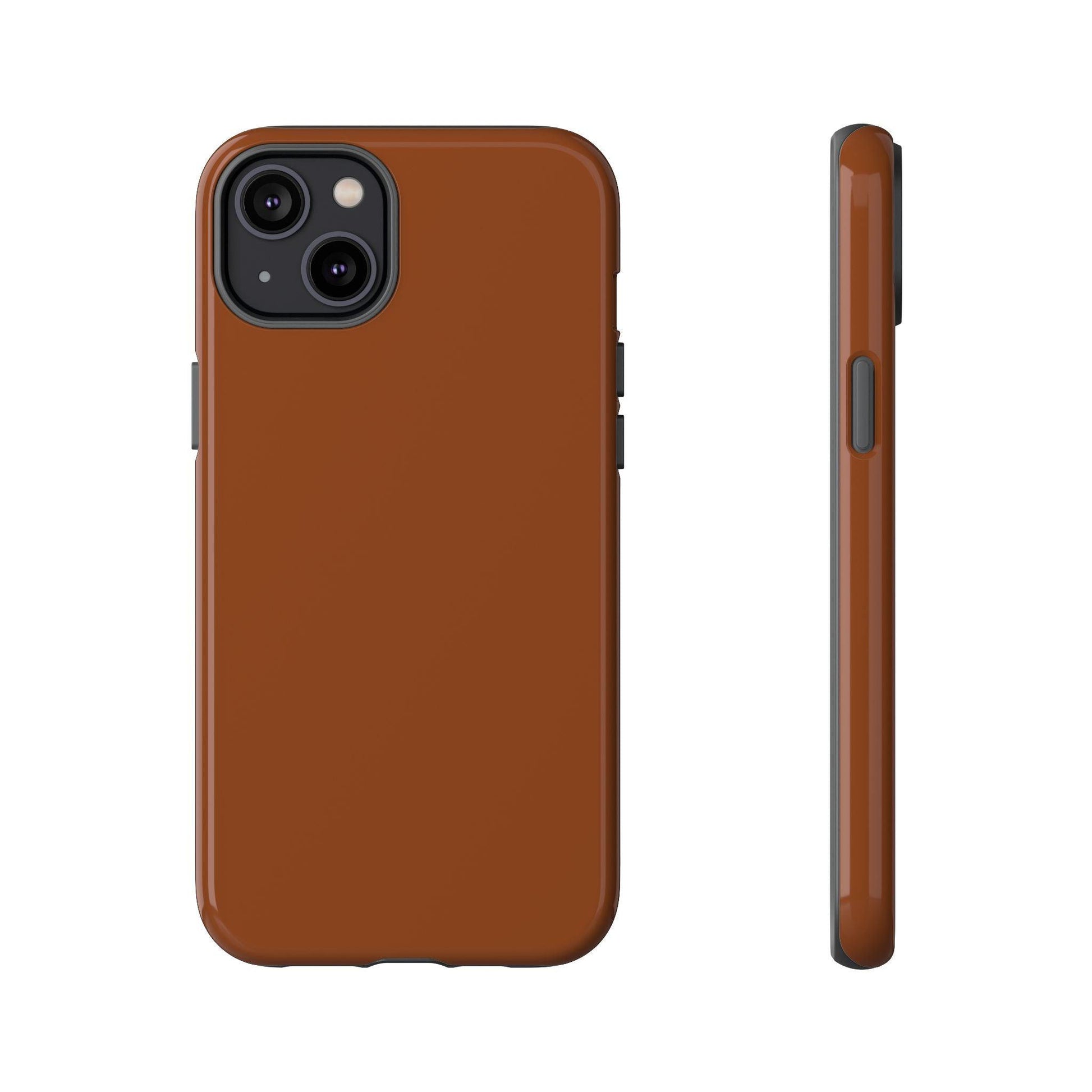 Chocolate Brown iPhone Case - YOONIG