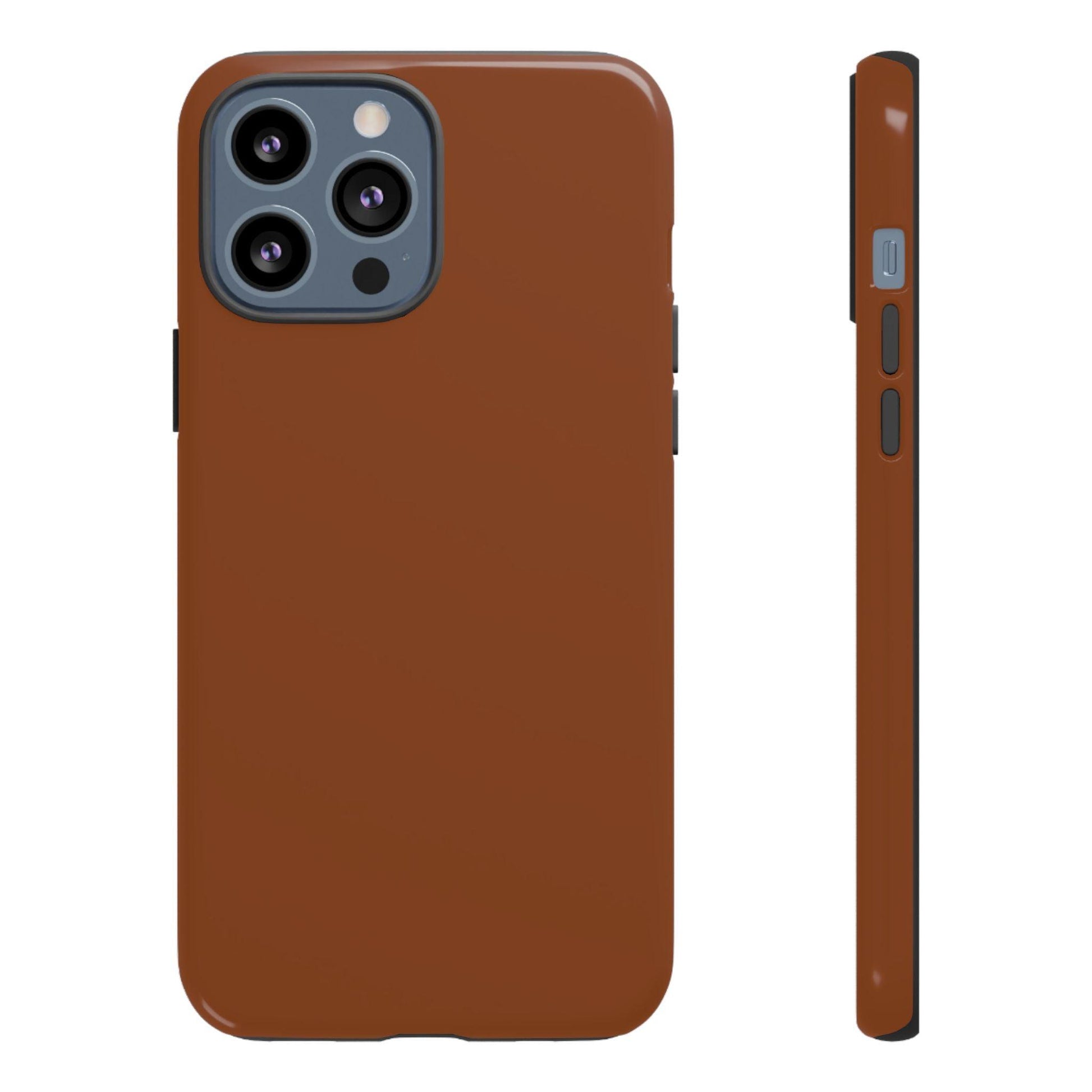 Chocolate Brown iPhone Case - YOONIG