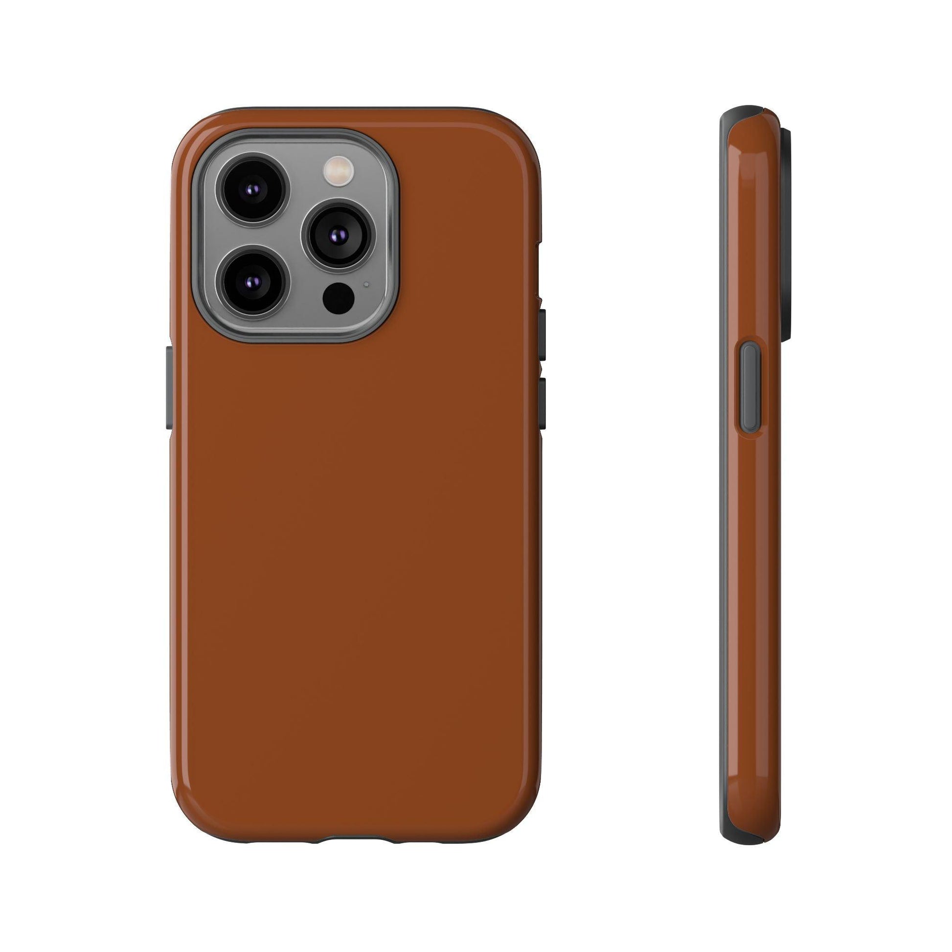 Chocolate Brown iPhone Case - YOONIG