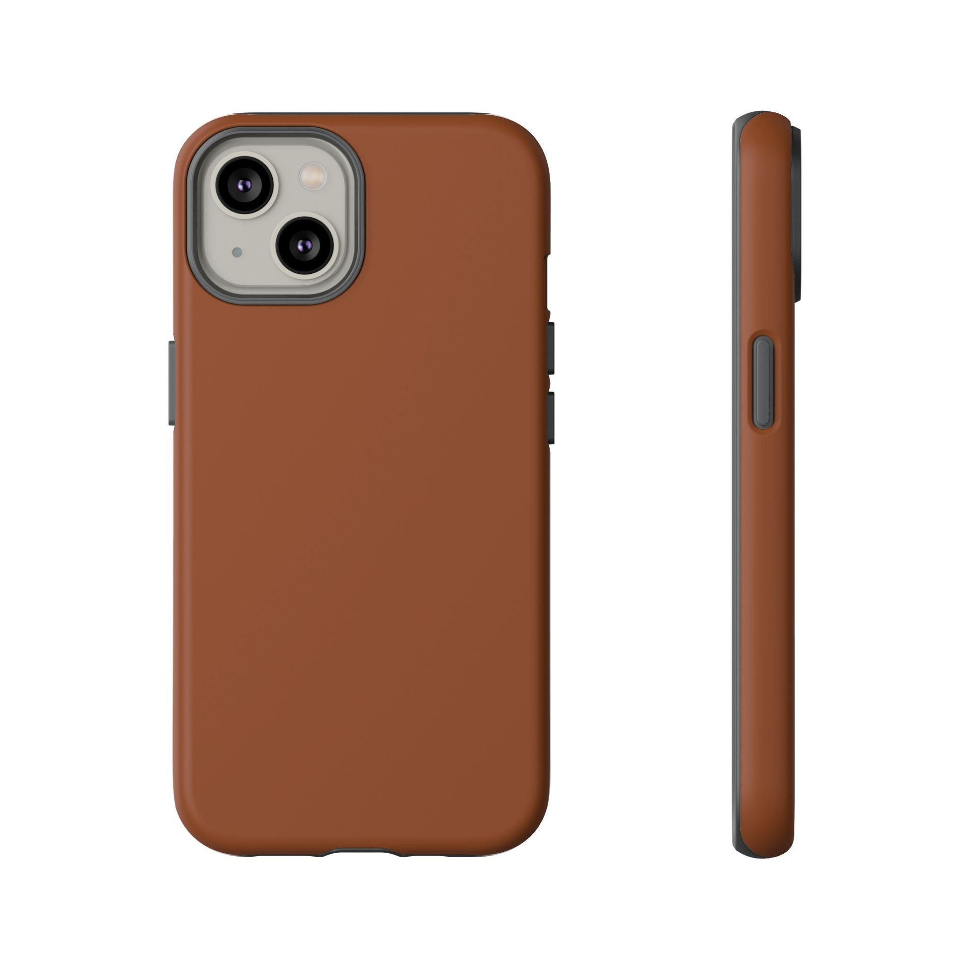 Chocolate Brown iPhone Case - YOONIG