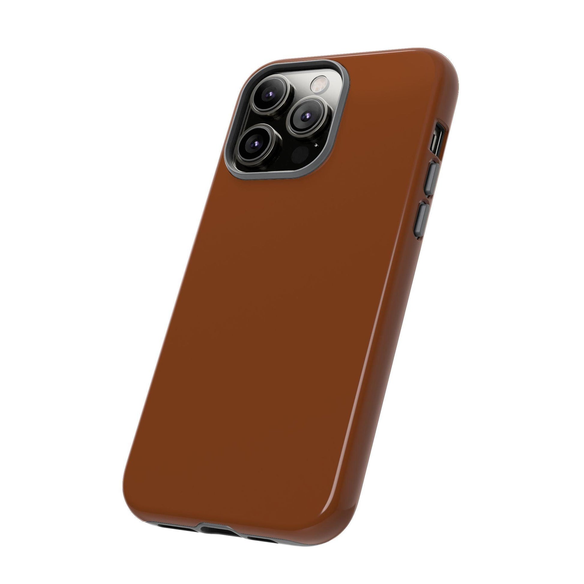 Chocolate Brown iPhone Case - YOONIG