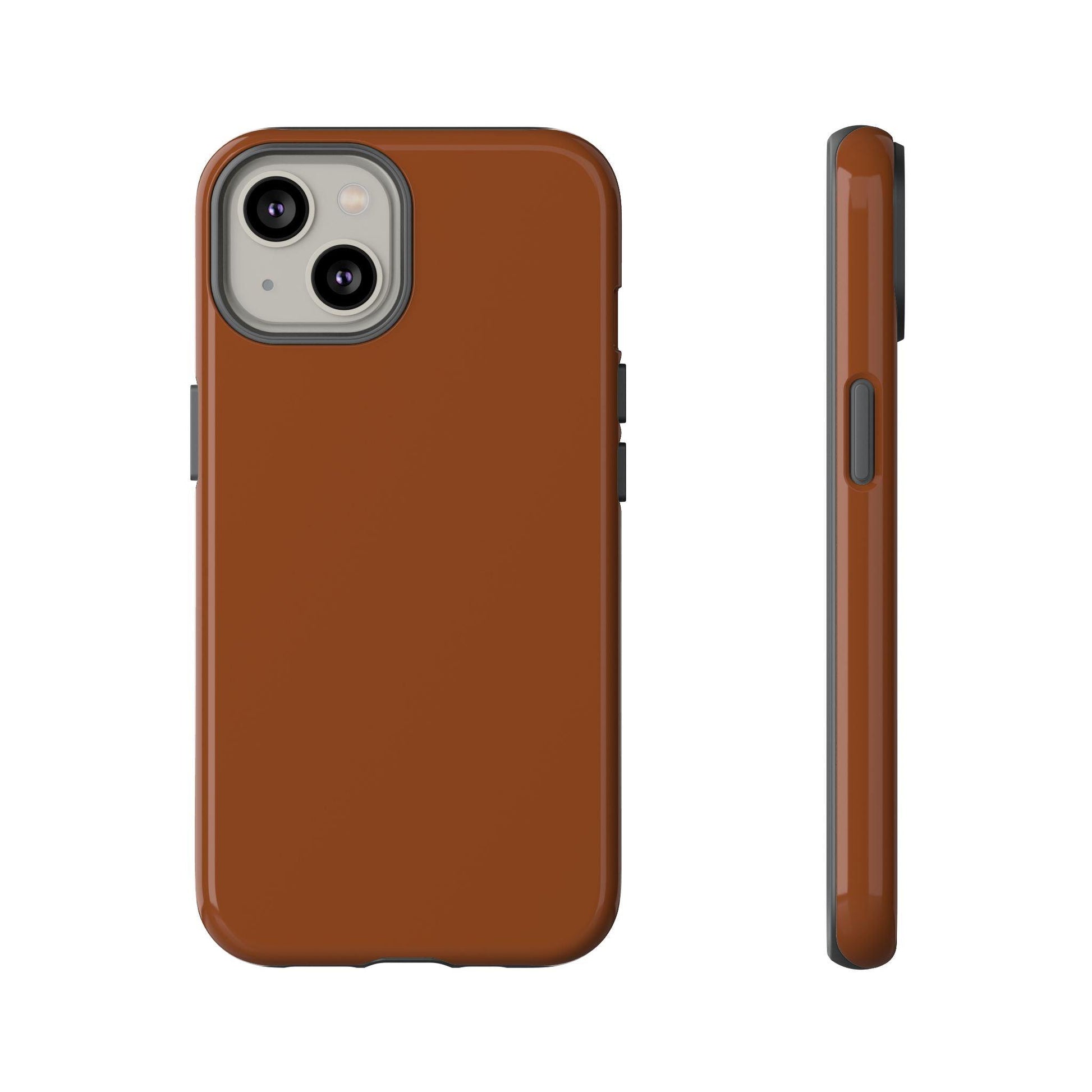 Chocolate Brown iPhone Case - YOONIG