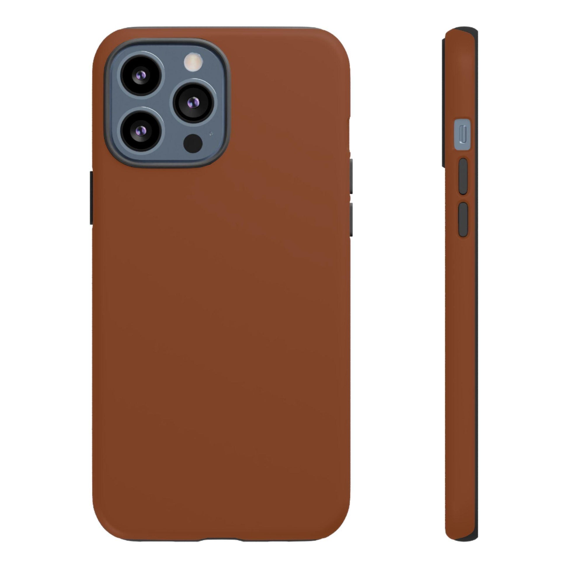 Chocolate Brown iPhone Case - YOONIG
