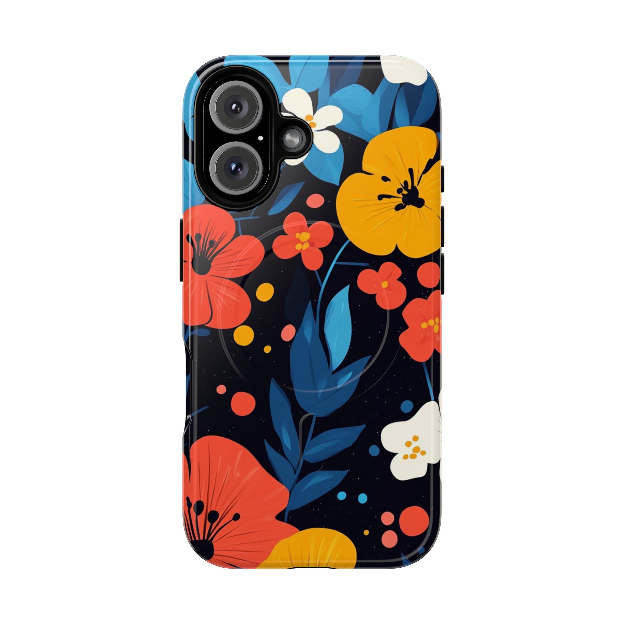 Night Bloom Floral MagSafe iPhone Case
