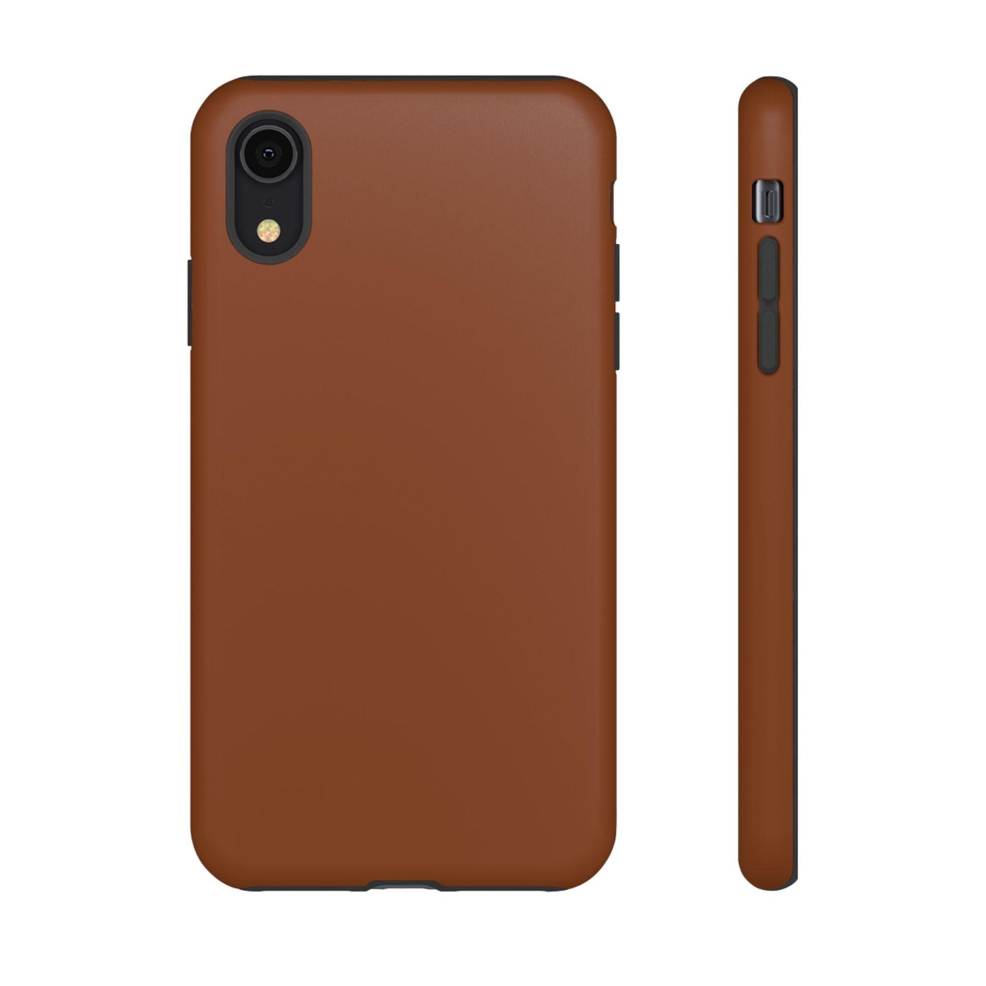 Chocolate Brown iPhone Case - YOONIG