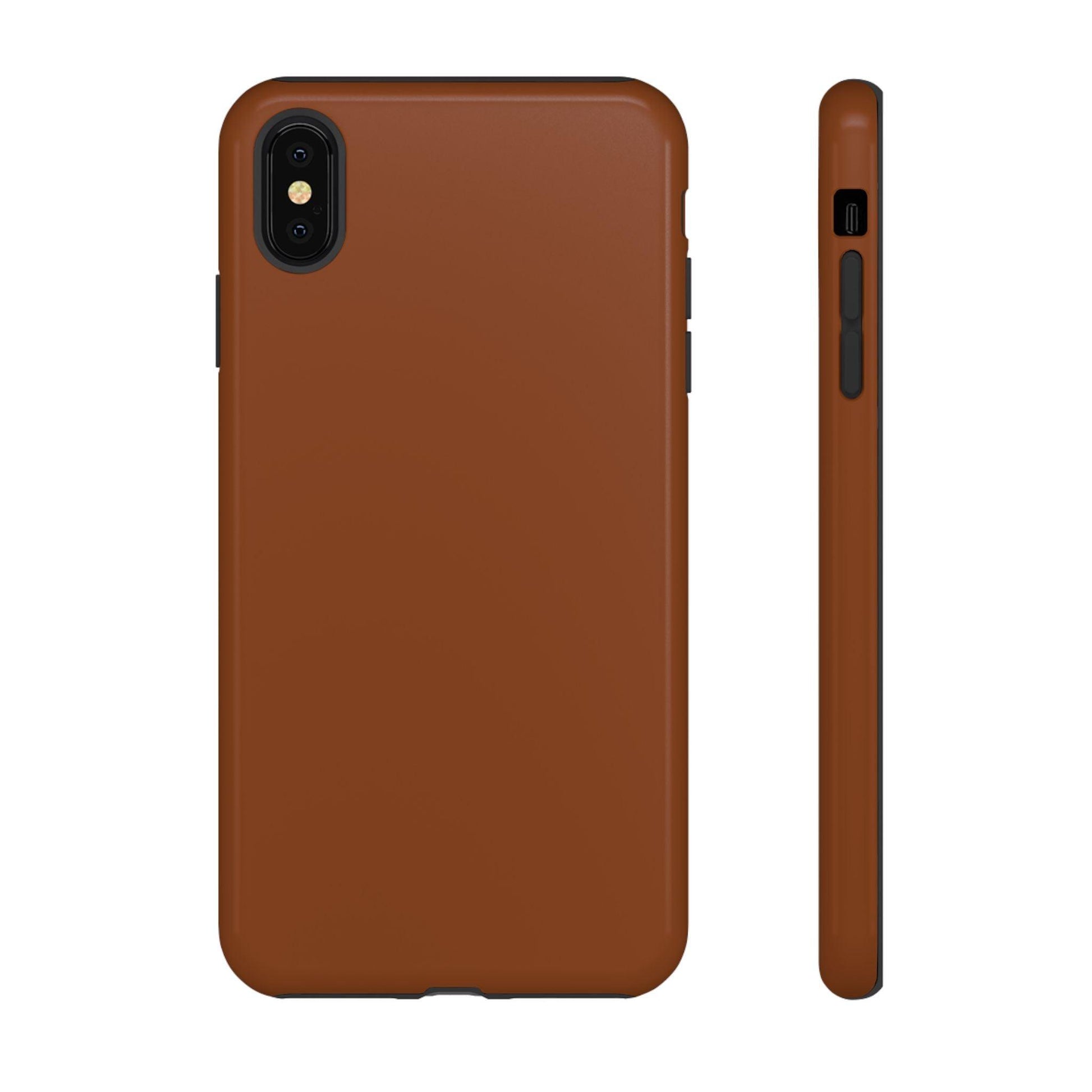 Chocolate Brown iPhone Case - YOONIG