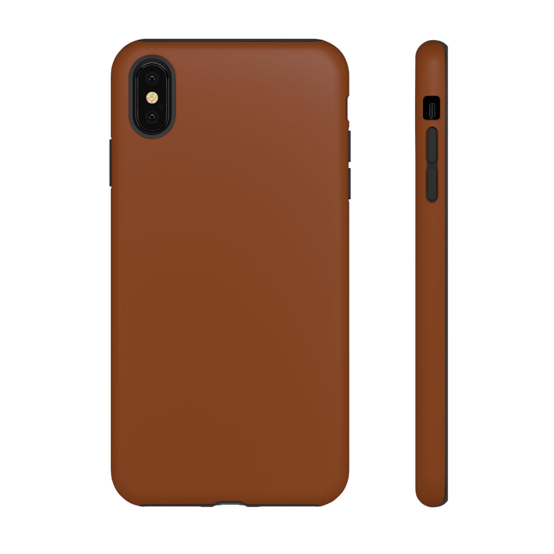 Chocolate Brown iPhone Case - YOONIG