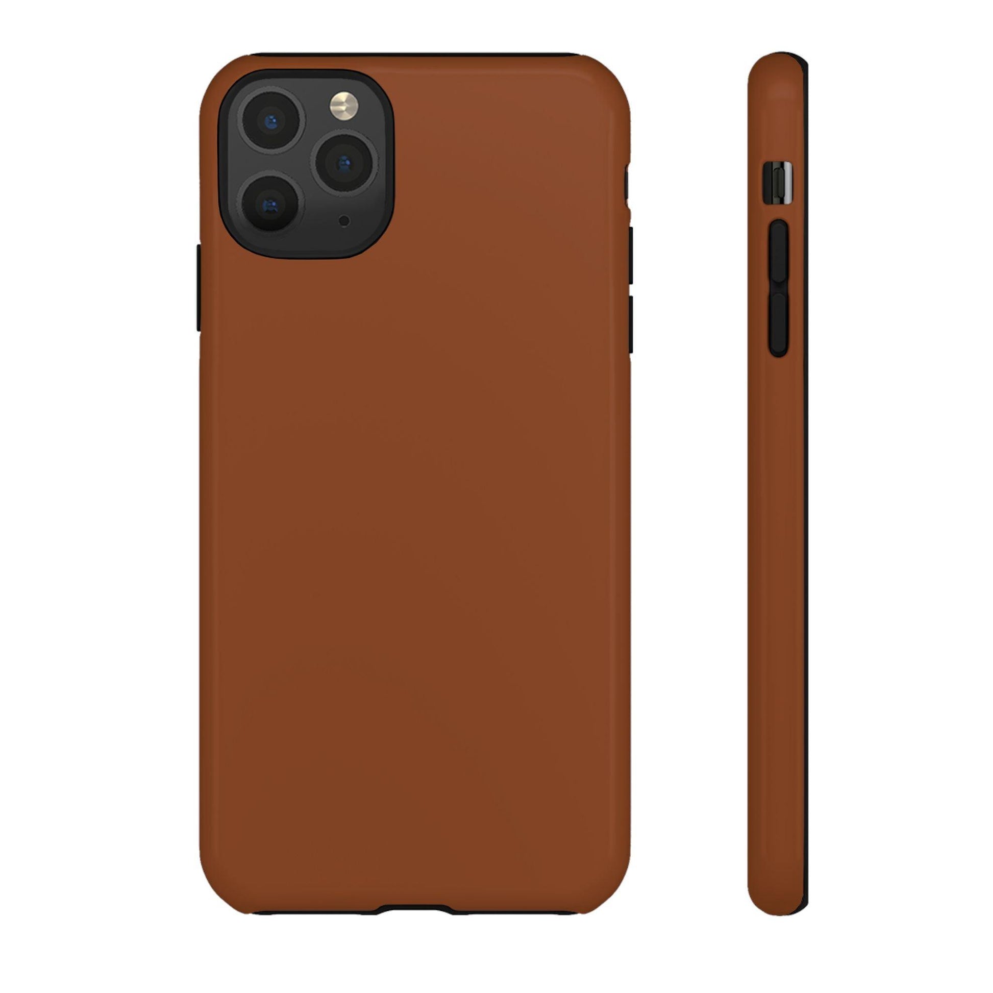 Chocolate Brown iPhone Case - YOONIG