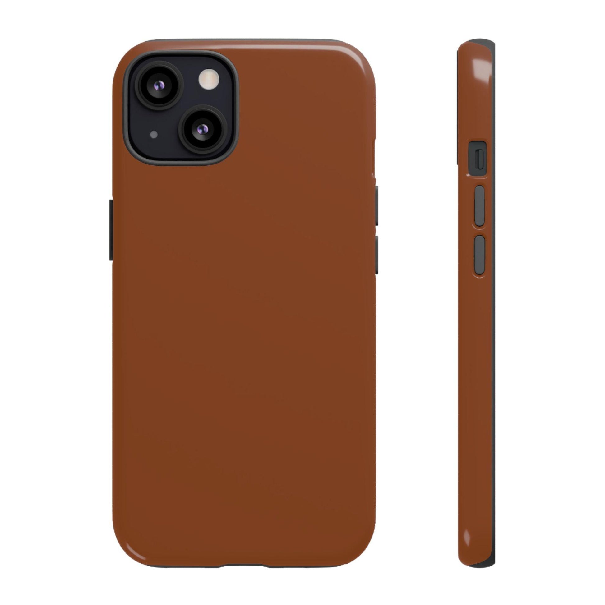 Chocolate Brown iPhone Case - YOONIG