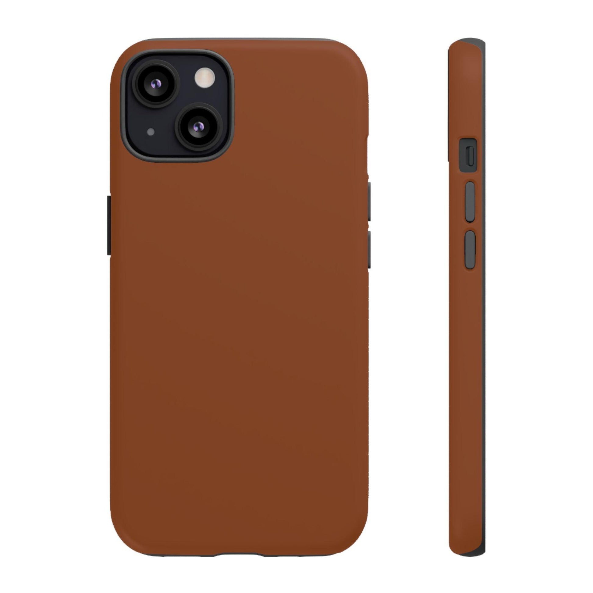 Chocolate Brown iPhone Case - YOONIG