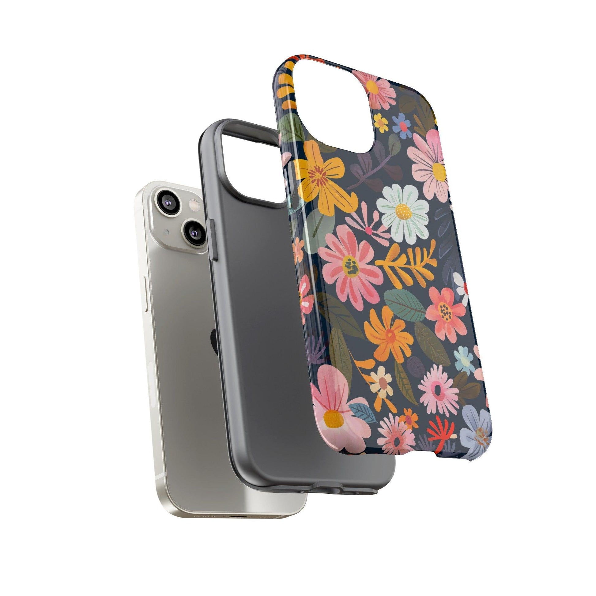Vintage Blossom Floral iPhone Case - YOONIG