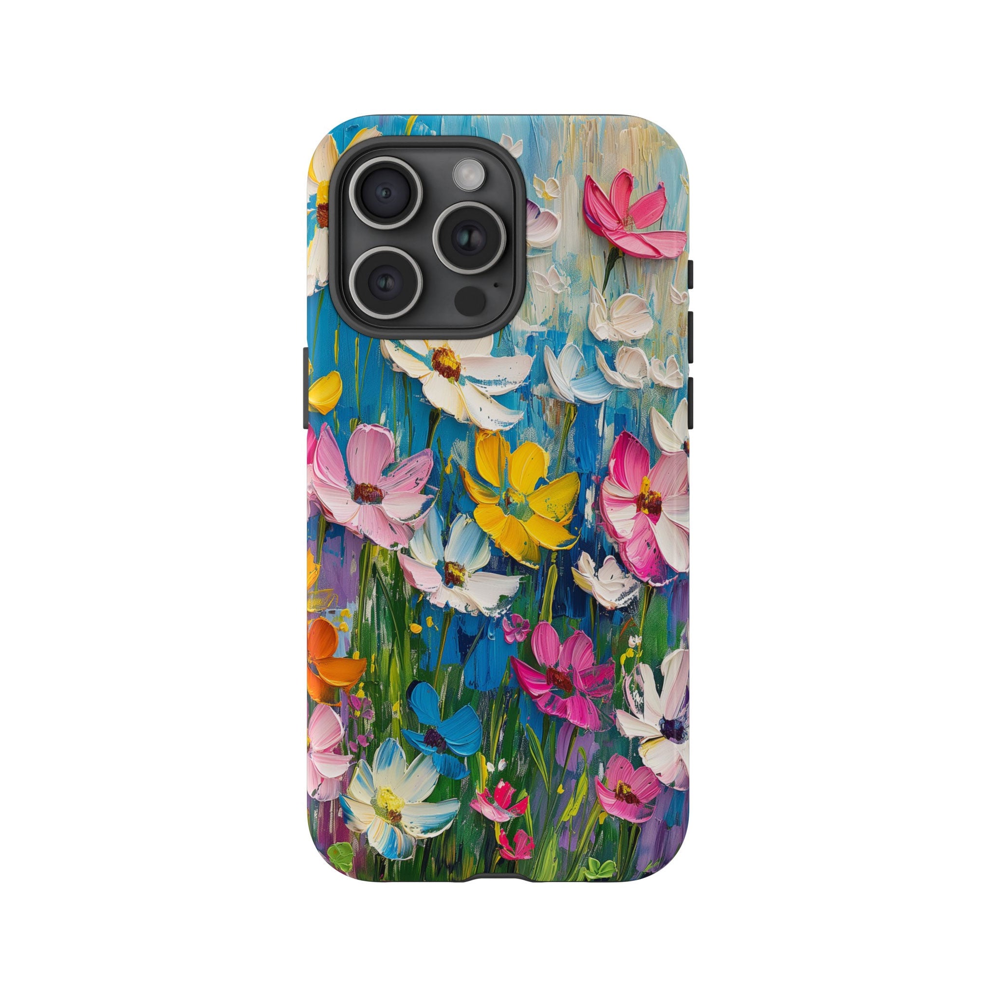 Vibrant Floral Bliss - iPhone Case